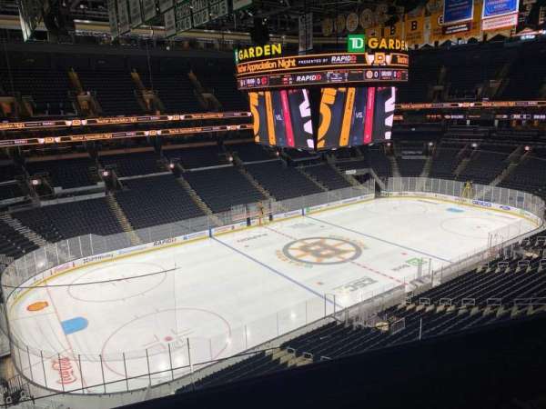 TD Garden, section: 304, row: 3, seat: 6
