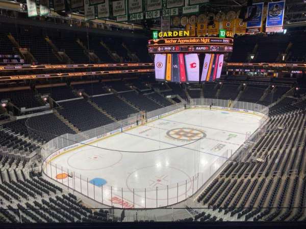 TD Garden, section: 306, row: 3, seat: 6