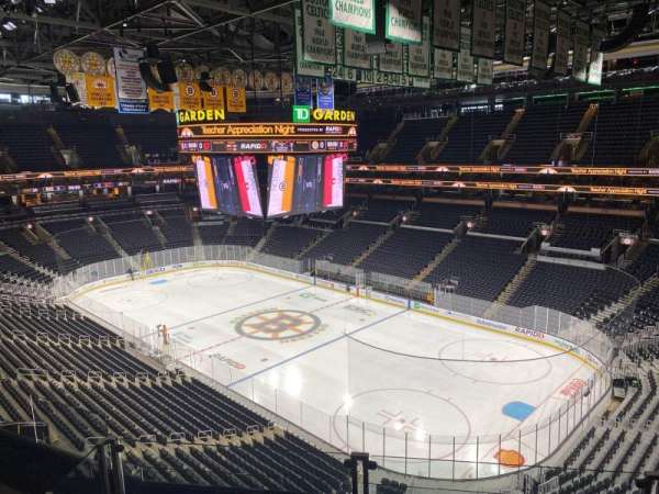 TD Garden, section: 312, row: 6, seat: 6