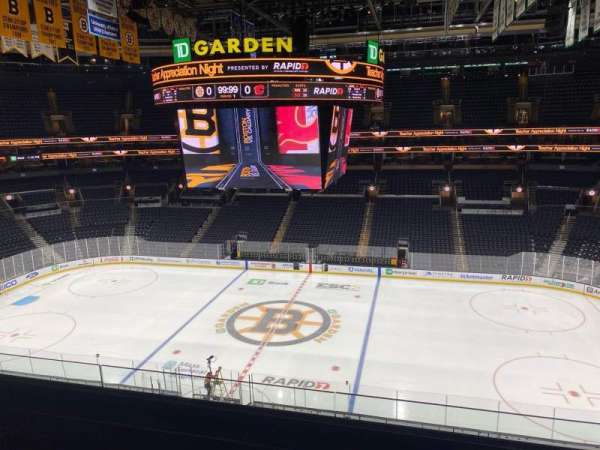 TD Garden, section: 315, row: 3, seat: 6