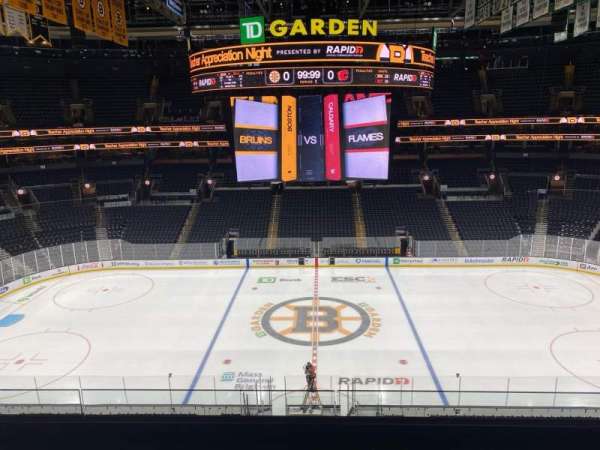 TD Garden, section: 316, row: 3, seat: 6