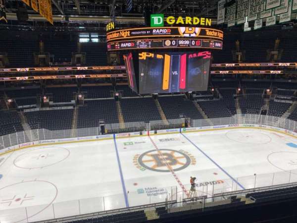TD Garden, section: 317, row: 3, seat: 7