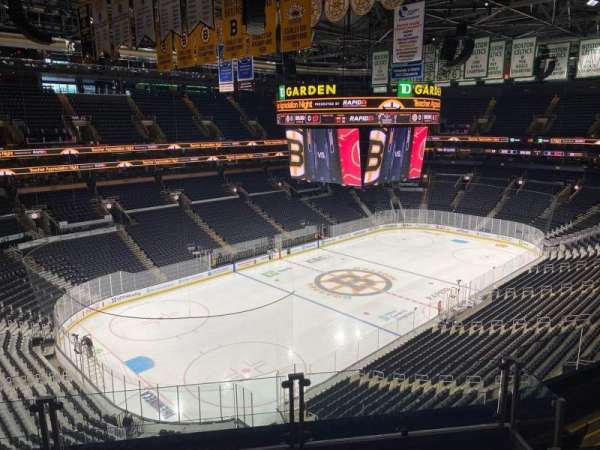 TD Garden, section: 320, row: 6, seat: 6