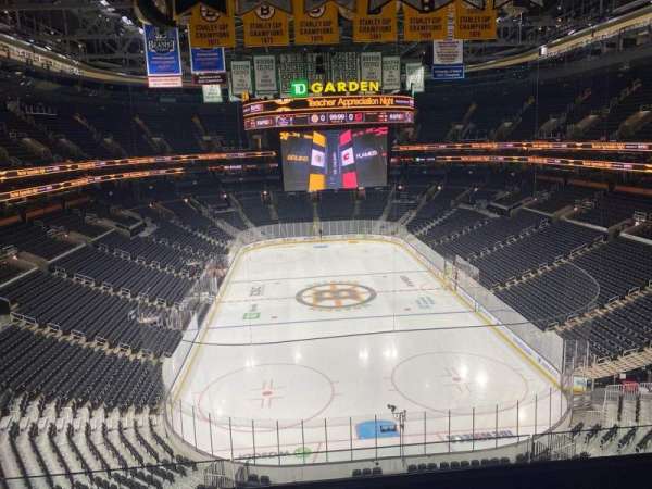 TD Garden, section: 324, row: 3, seat: 6