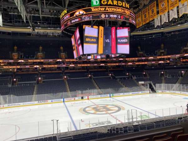 TD Garden, section: 113, row: F, seat: 9