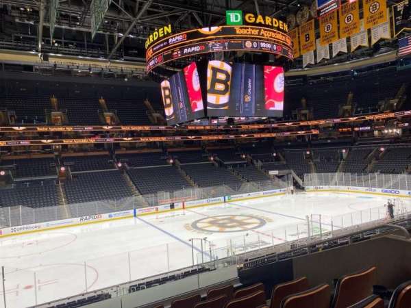 TD Garden, section: 115, row: G, seat: 7