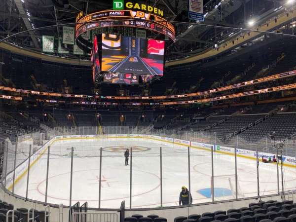 TD Garden, section: 18, row: 12, seat: 17