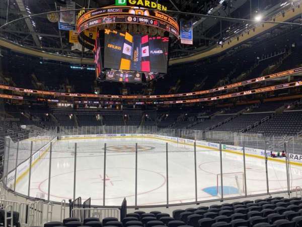 TD Garden, section: 7, row: 12, seat: 17