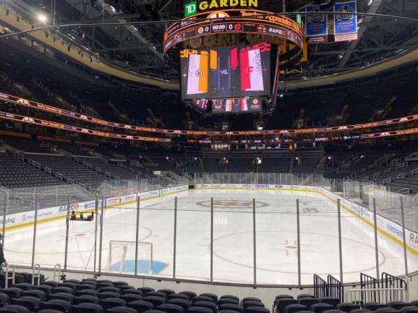 TD Garden, section: 6, row: 12, seat: 13