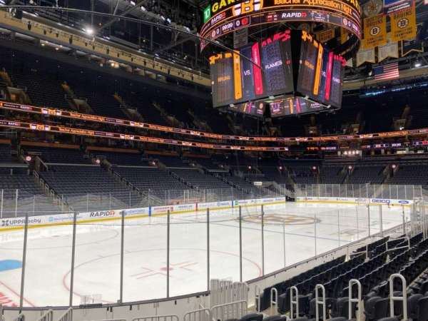 TD Garden, section: 4, row: 12, seat: 7