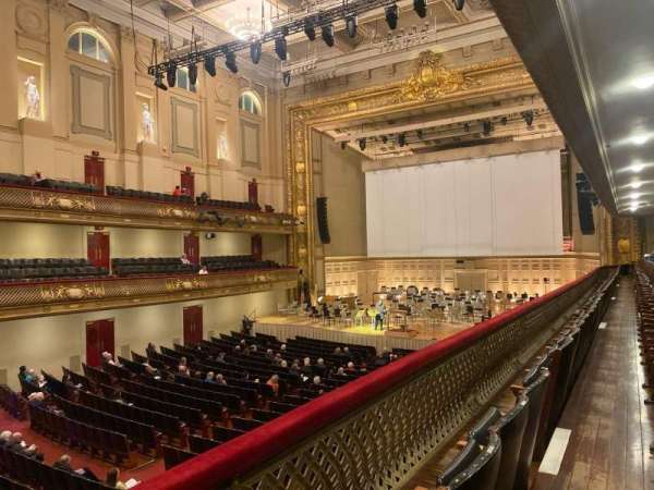 Symphony Hall, Boston, section: First Balcony Right, row: B, seat: 48