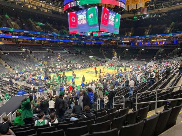 TD Garden, section: 4, row: 18, seat: 2