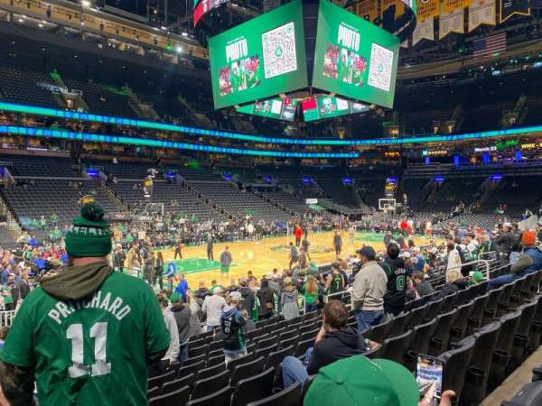 TD Garden, section: 3, row: 12, seat: 17