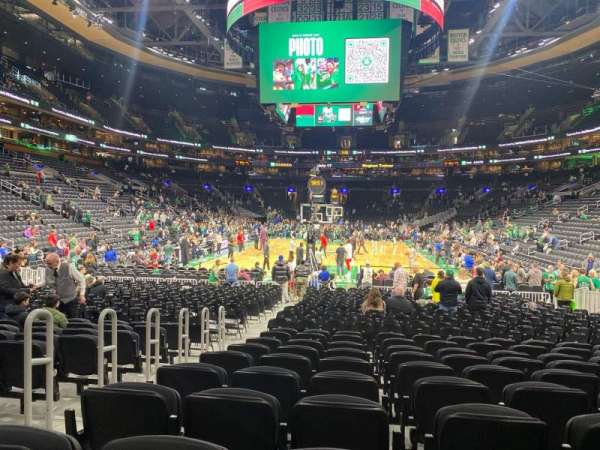 TD Garden, section: 17, row: 10, seat: 20