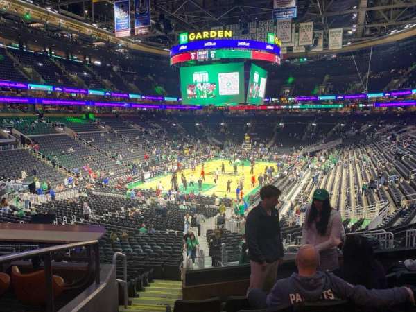 TD Garden, section: 16, row: 26, seat: 21