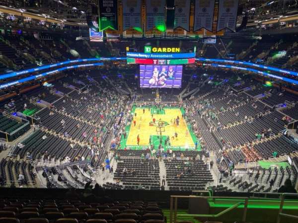 TD Garden, section: 324, row: 12, seat: 4