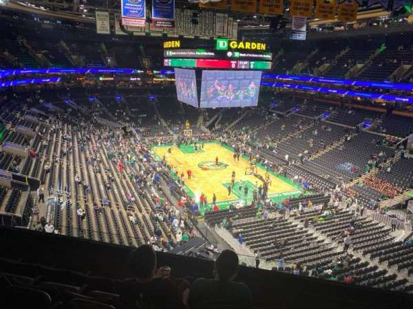 TD Garden, section: 326, row: 5, seat: 2