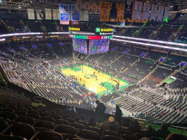 TD Garden, section: 327, row: 14, seat: 5