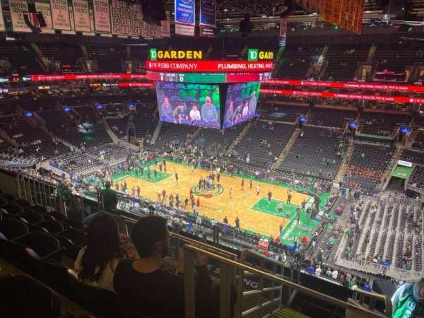 TD Garden, section: 329, row: 9, seat: 2