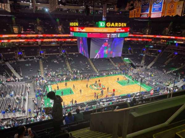 TD Garden, section: 303, row: 9, seat: 5