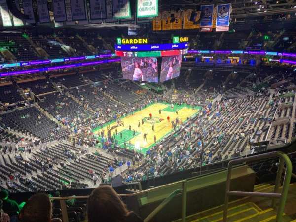 TD Garden, section: 306, row: 10, seat: 2