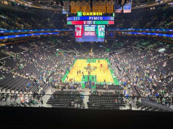 TD Garden, section: 308, row: 2, seat: 16