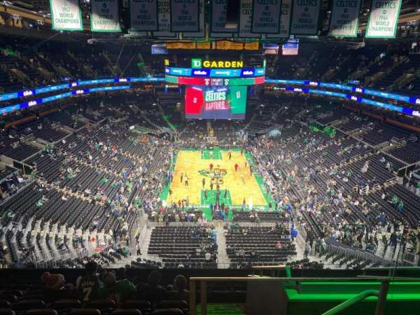 TD Garden, section: 309, row: 10, seat: 3