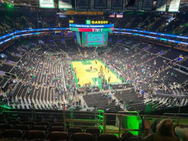 TD Garden, section: 310, row: 11, seat: 5