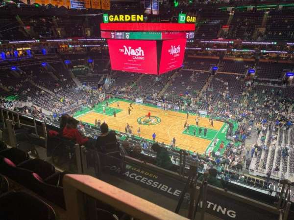 TD Garden, section: 314, row: 7, seat: 2