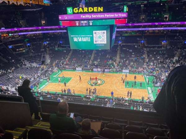 TD Garden, section: 315, row: 7, seat: 10