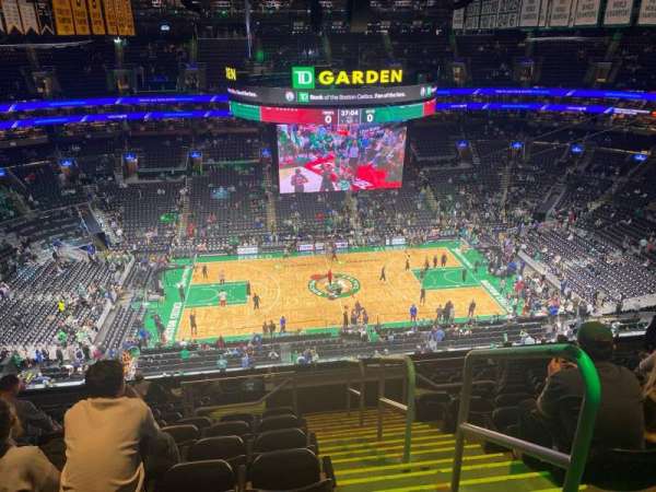 TD Garden, section: 317, row: 14, seat: 1