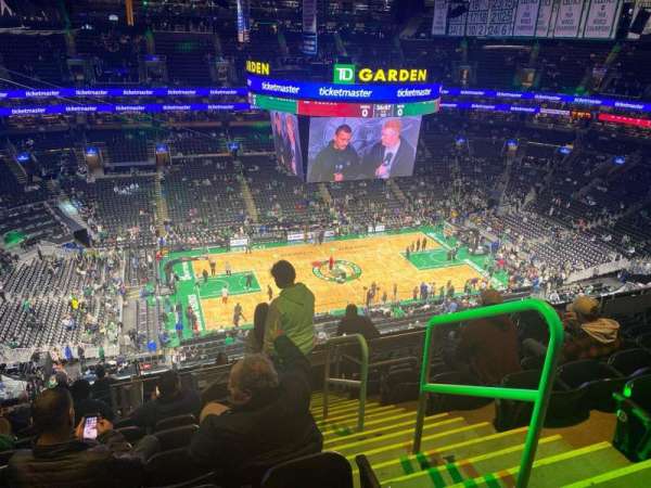 TD Garden, section: 318, row: 14, seat: 2