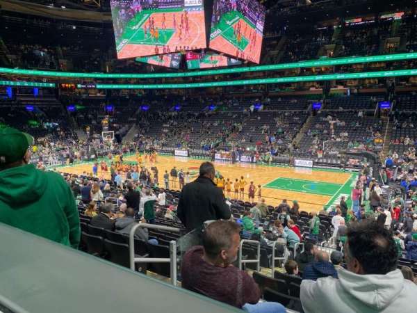TD Garden, section: 137, row: A, seat: 6