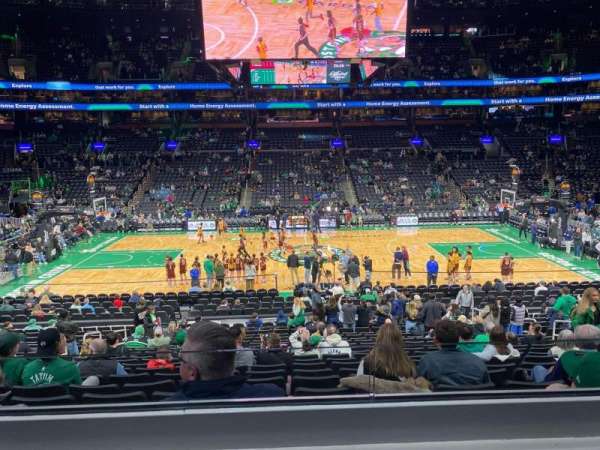 TD Garden, section: 141, row: B, seat: 8