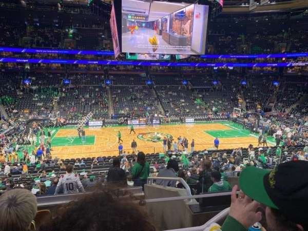 TD Garden, section: 143, row: F, seat: 2