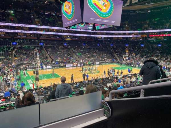 TD Garden, section: 145, row: B, seat: 1