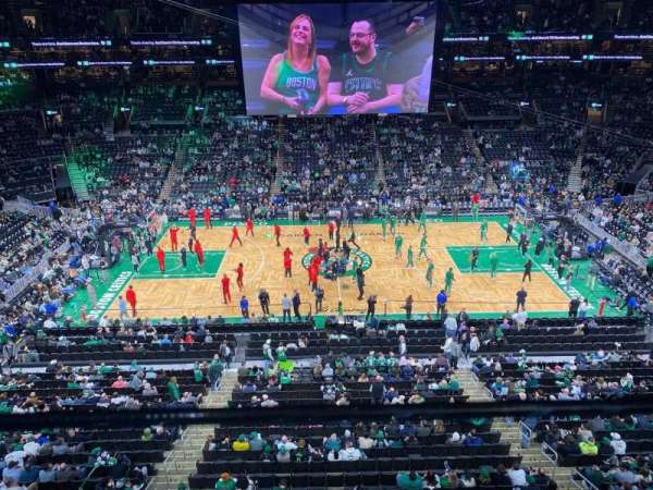 TD Garden, section: 316, row: 1, seat: 12
