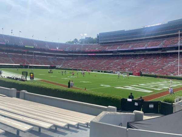 Sanford Stadium, section: 101, row: 14, seat: 7