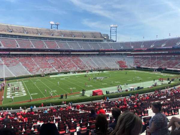 Sanford Stadium, section: 135, row: 55, seat: 9