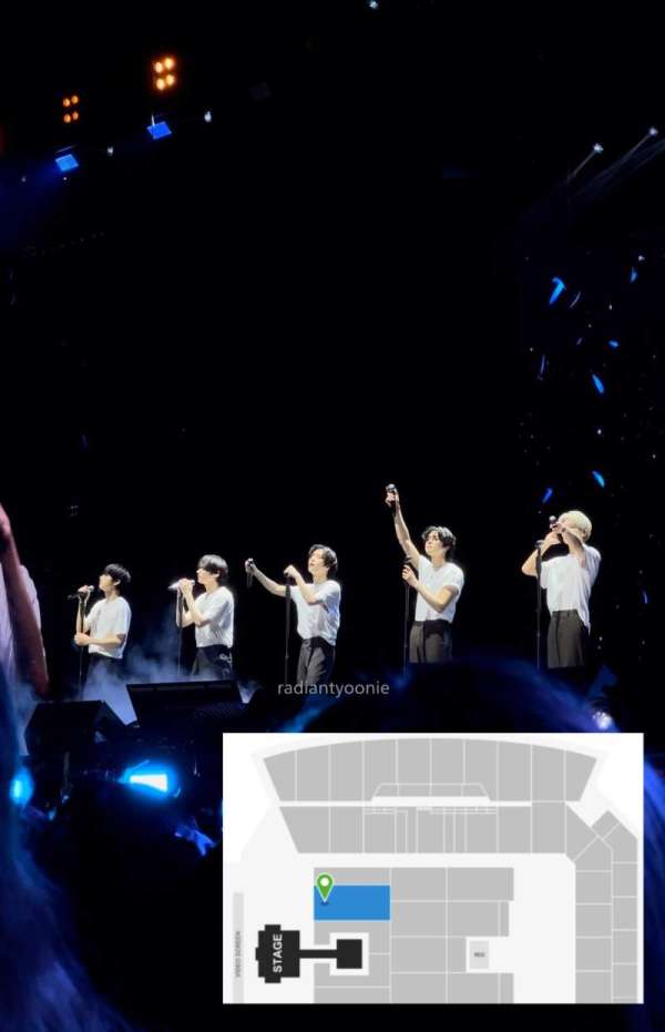 BMO Stadium, section: Floor A2, row: 5, seat: 12