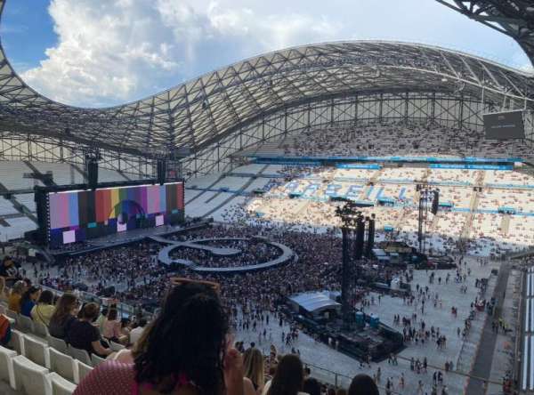Stade Vélodrome, section: jean Bouin O, row: 54, seat: 9