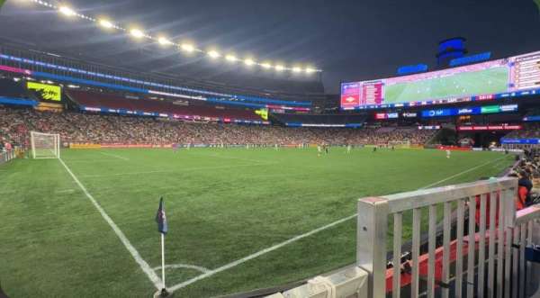 Gillette Stadium, section: 115, row: 1, seat: 2
