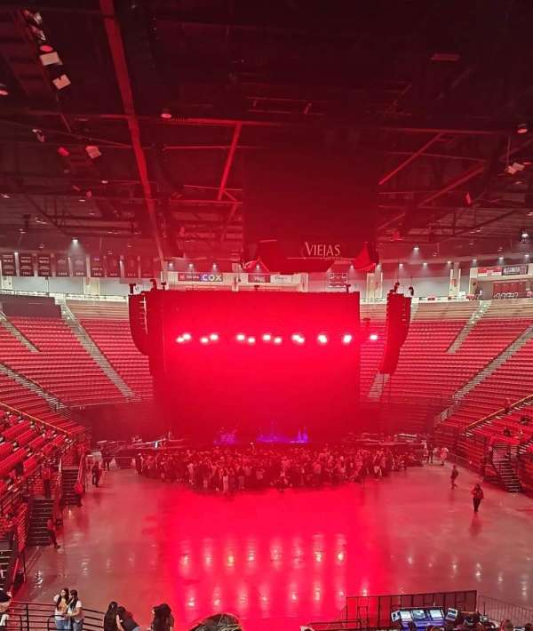 Viejas Arena, section: V, row: 23, seat: 6