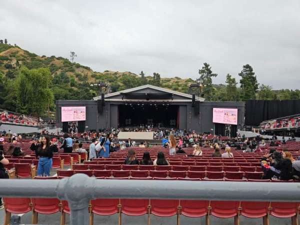 The Greek Theatre, section: C Right Center, row: A, seat: 108