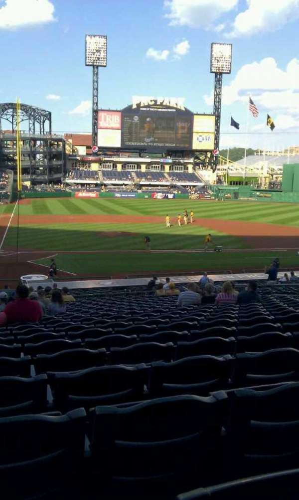 PNC Park, section: 113, row: w, seat: 15, 16