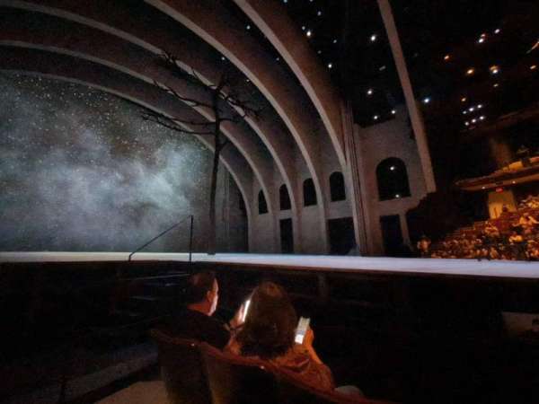 Vivian Beaumont Theater, section: Orchestra L, row: D, seat: 107