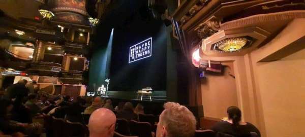 Belasco Theatre, section: Orchestra R, row: F, seat: 16