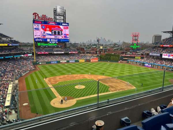 Citizens Bank Park, section: 318, row: 2, seat: 10