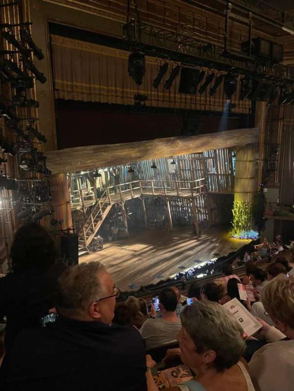 Nederlander Theatre, section: Mezzanine L, row: F, seat: 27
