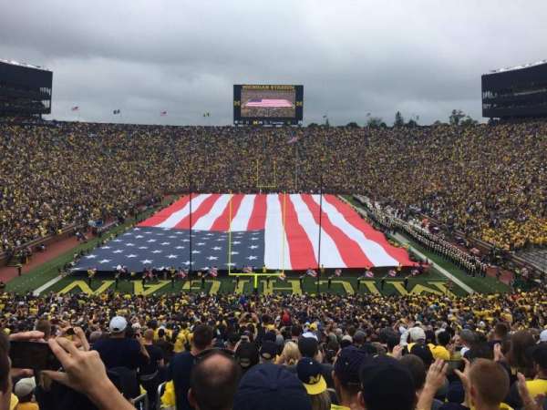 Michigan Stadium, section: 11, row: 80, seat: 8
